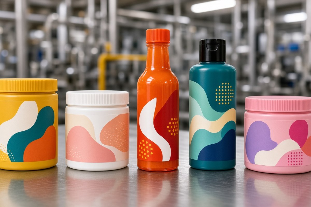 Etiquetas impresas a color en productos